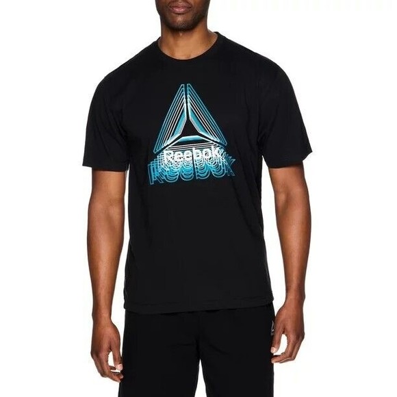 B11 Reebok Men's Active Zoom Graphic Short Sleeve Tee Shirt Size S - Picture 1 of 5